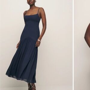 Reformation Midnight Blue Maxi Dress